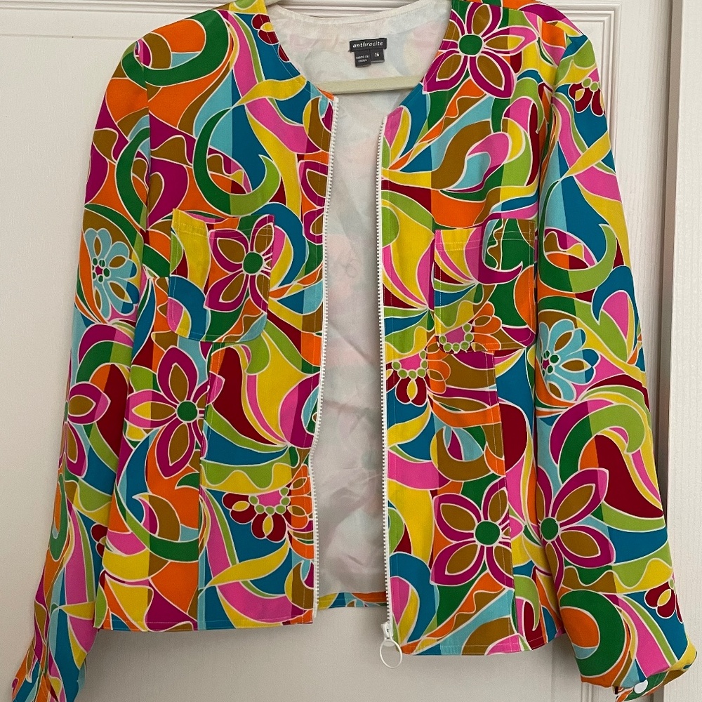 Jacket size 16 cheerful fun summer